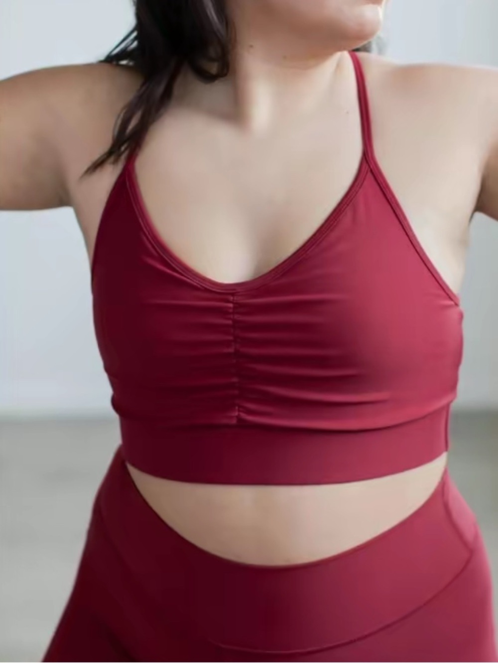Savvi Addy Bra in apple red xl
